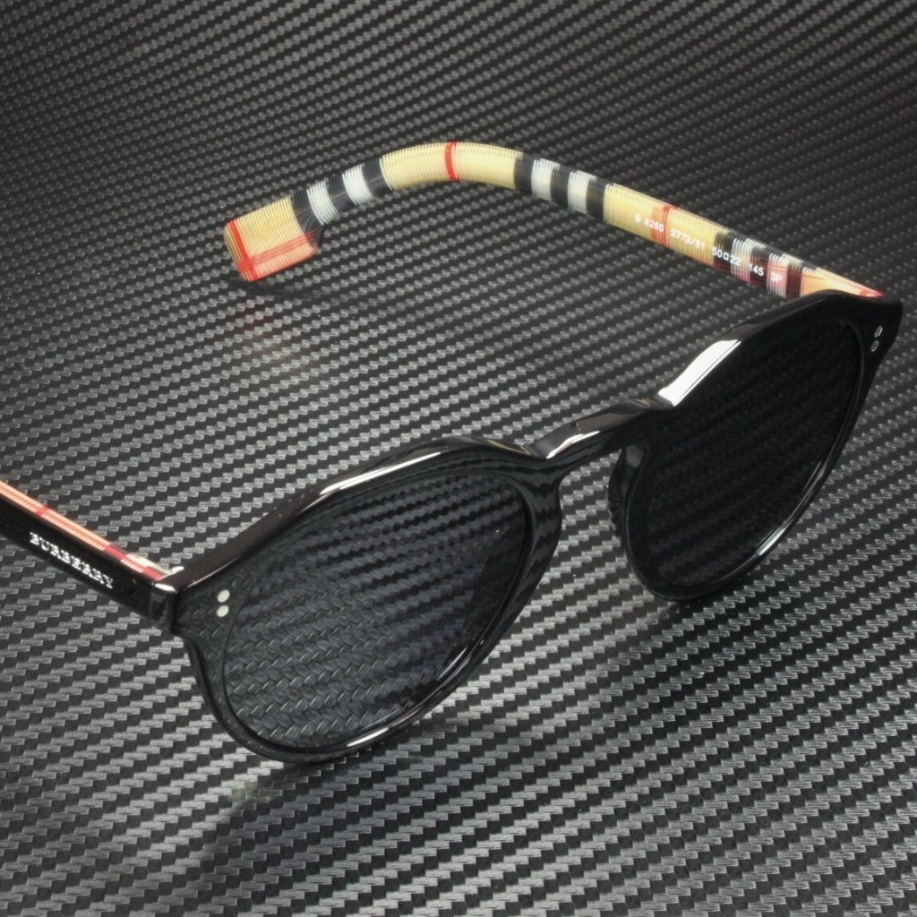 Burberry Polarized Black 50mm Sunglasses